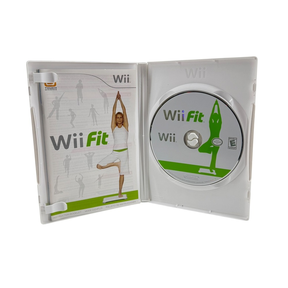 Nintendo Wii - Wii Fit Video Game with Manual and Inserts RVL-RFNE-USA Tested - Picture 4 of 7